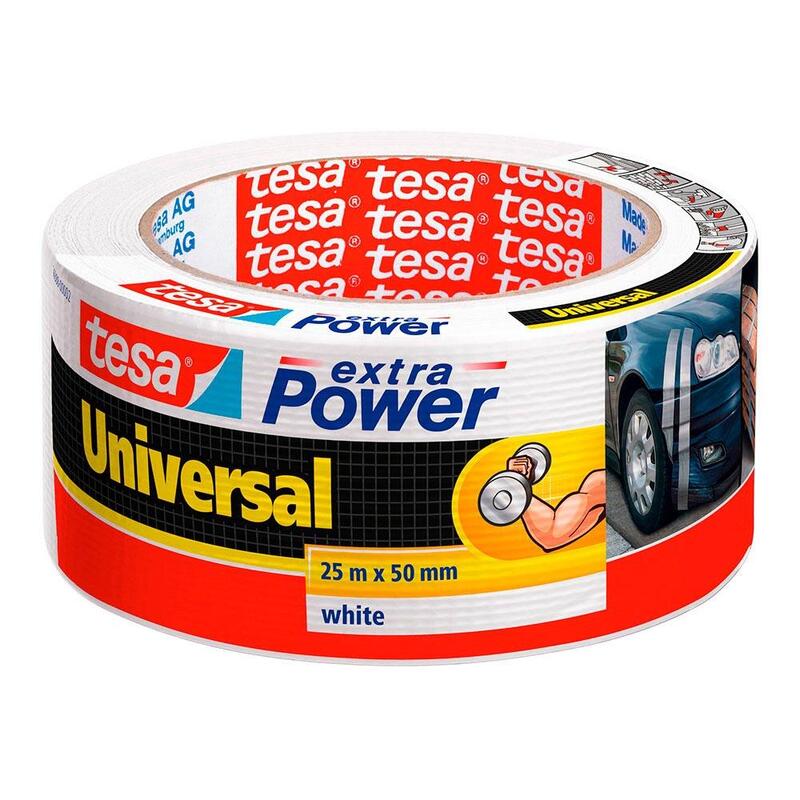 Pack De 6 Unidades - Cinta Universal Blanca 25m X 50mm 56388 Tesa