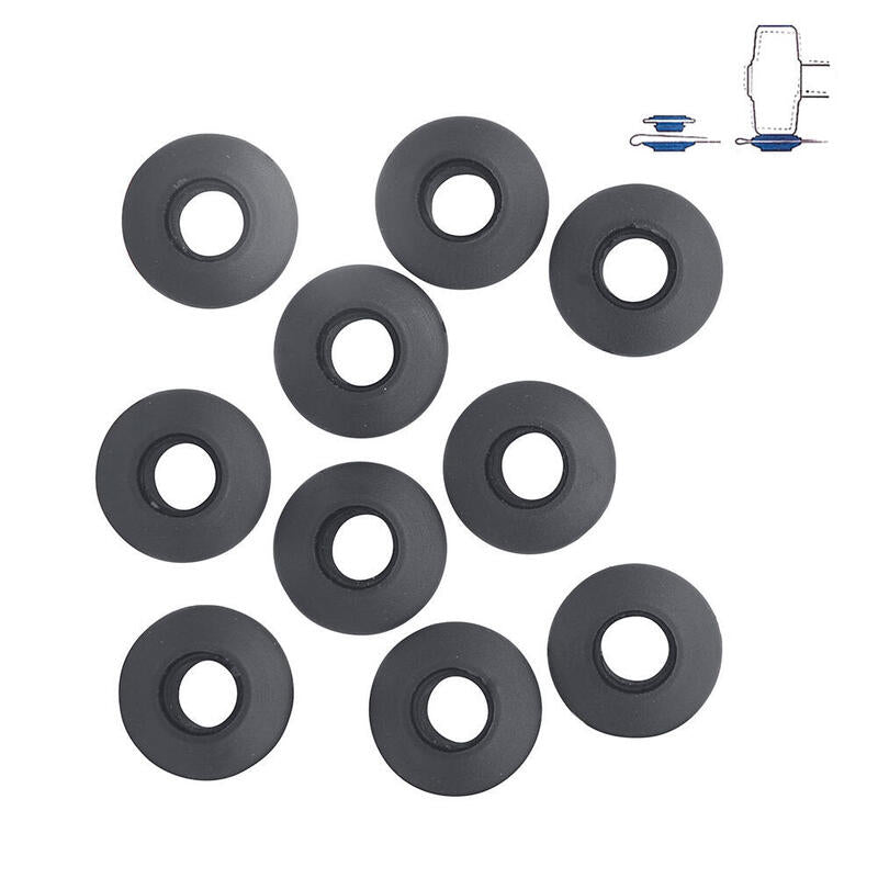 Pack De 6 Unidades - Conjunto De 10 Anillas De Plástico Para Toldos Y Lonas Ø2,8x0,7cm Benson
