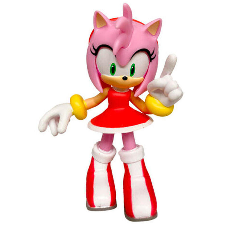 Pack De 6 Unidades - Figura Amy Rose Sonic The Hedgehog