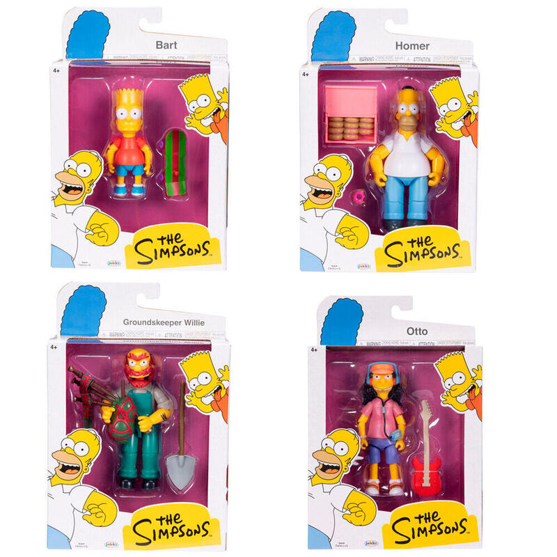 Pack De 6 Unidades - Figura Los Simpsons 13cm Surtido