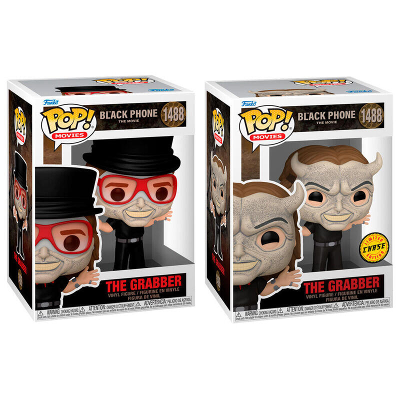 Pack De 6 Unidades - Figura Pop Black Phone The Grabber 5 + 1 Chase