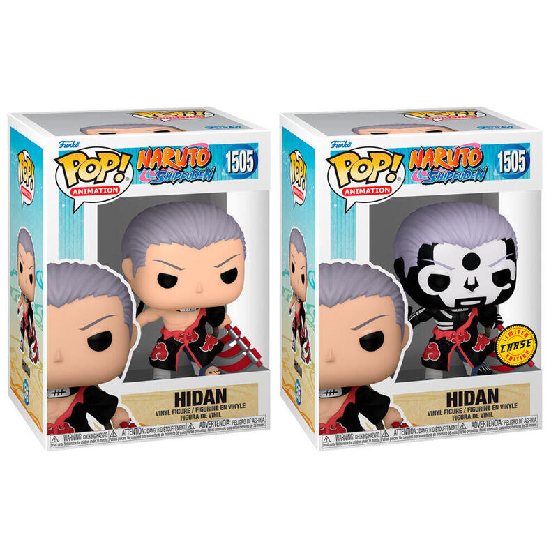Pack De 6 Unidades - Figura Pop Naruto Shippuden Hidan 5 + 1 Chase