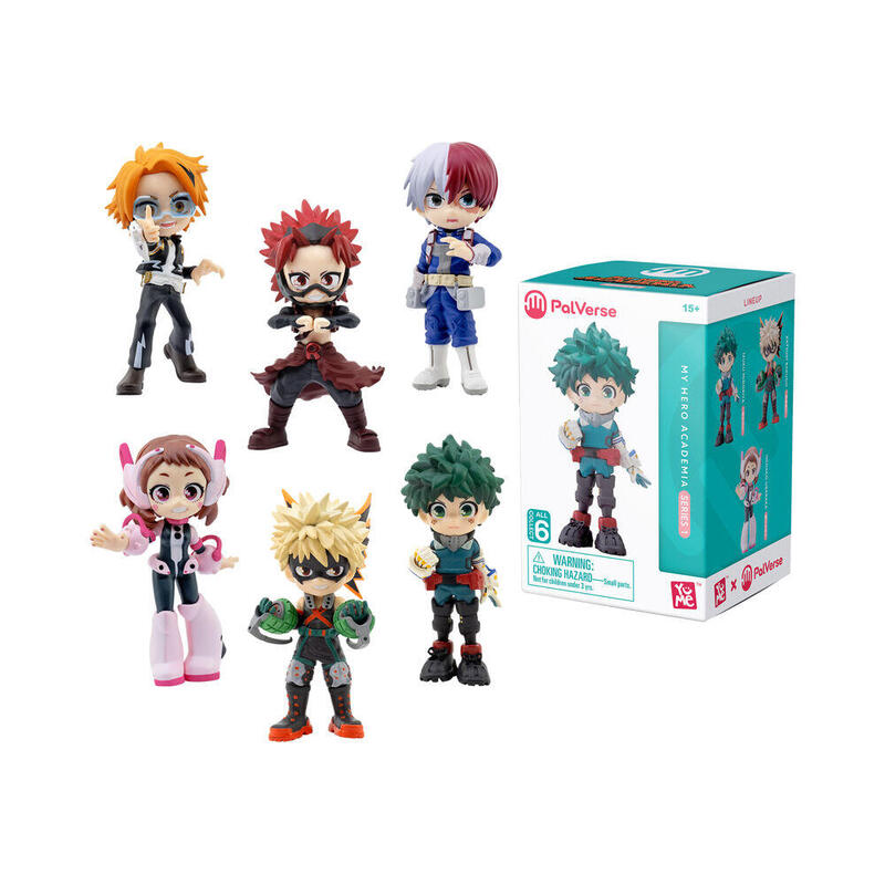 Pack De 6 Unidades - Figura Sorpresa My Hero Academia 9cm Surtido