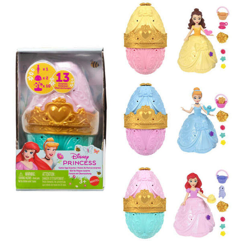 Pack De 6 Unidades - Huevo De Pascua Sorpresa Princesas Disney Surtido