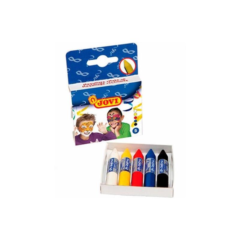 Pack De 6 Unidades Jovi Estuche 5 Barras De Maquillaje En Barra 5,6gr Colores Surtidos