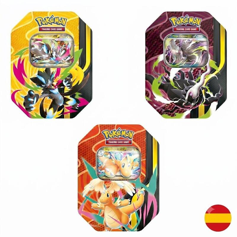 Pack De 6 Unidades - Lata Cartas Agosto Ex Pokemon Español