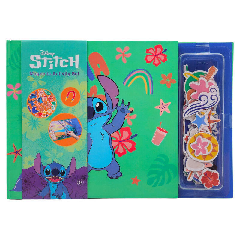 Pack De 6 Unidades - Libro Magnetico + Sticker Stitch Disney