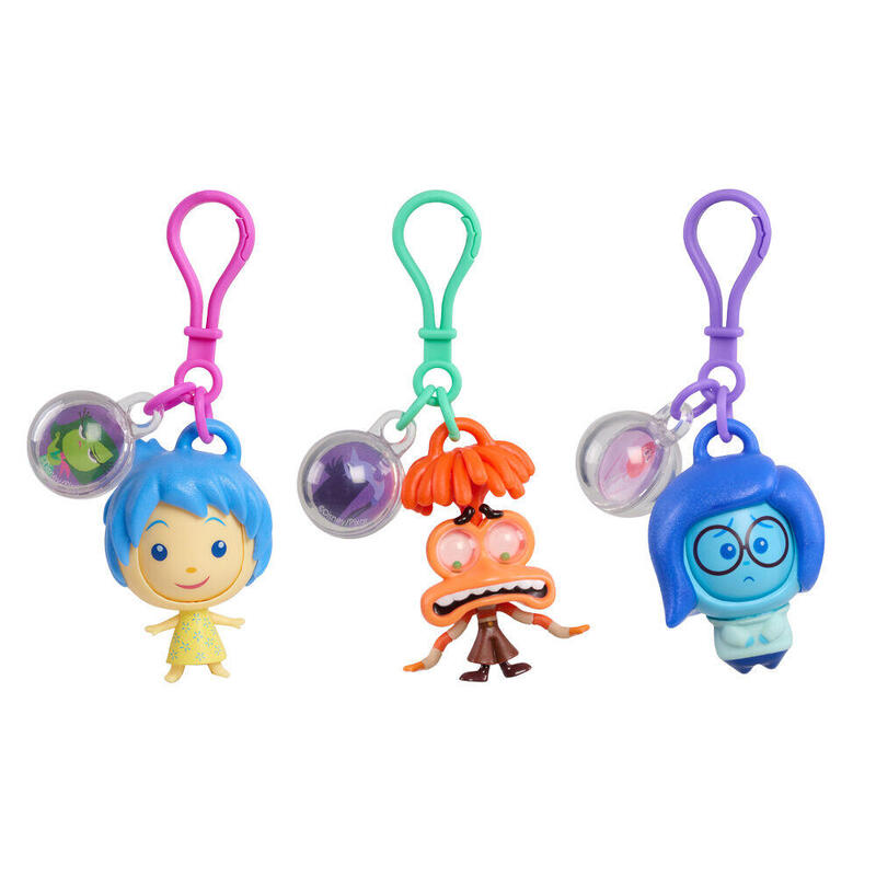 Pack De 6 Unidades - Llavero Figura Del Reves 2 Disney Pixar Surtido