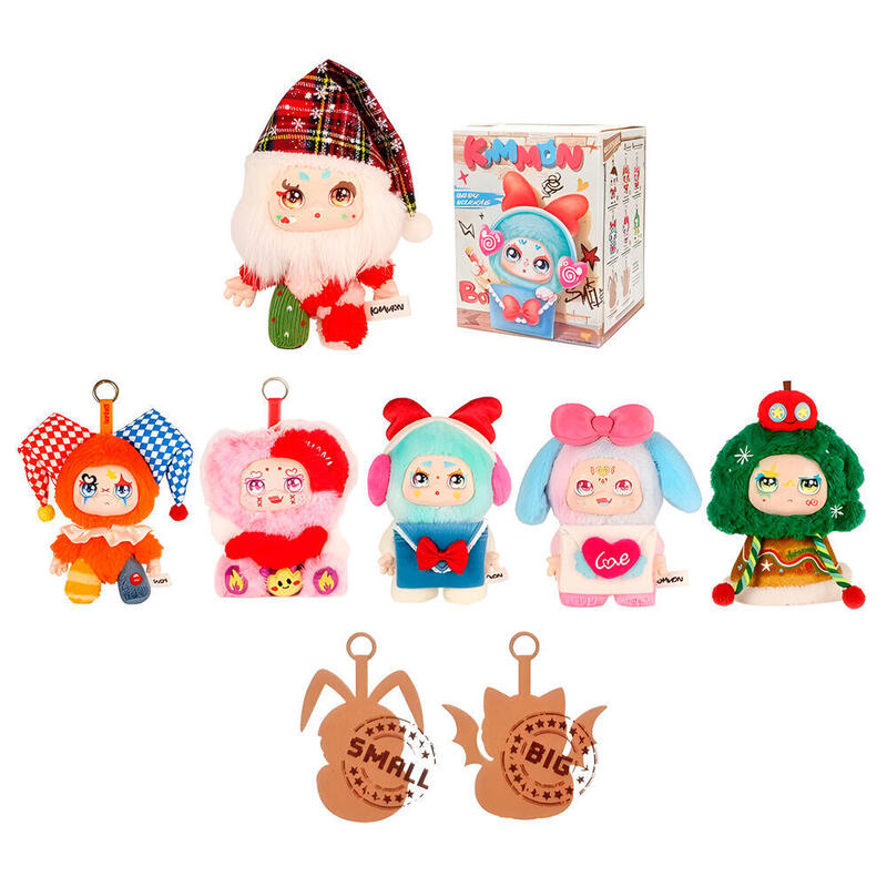 Pack De 6 Unidades - Llavero Muñeco Sorpresa Ocasiones Felices Kimmon Surtido
