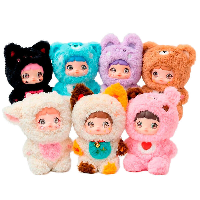 Pack De 6 Unidades Muñeco Peluche Sorpresa Blind Box Loveliness Never Ends Series Nommi 20cm Surtido