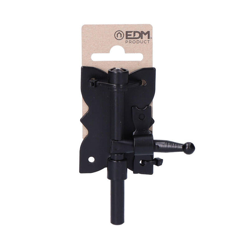 Pack De 6 Unidades - Pasador Rustico Negro 70mm En Cartón Colgante Edm