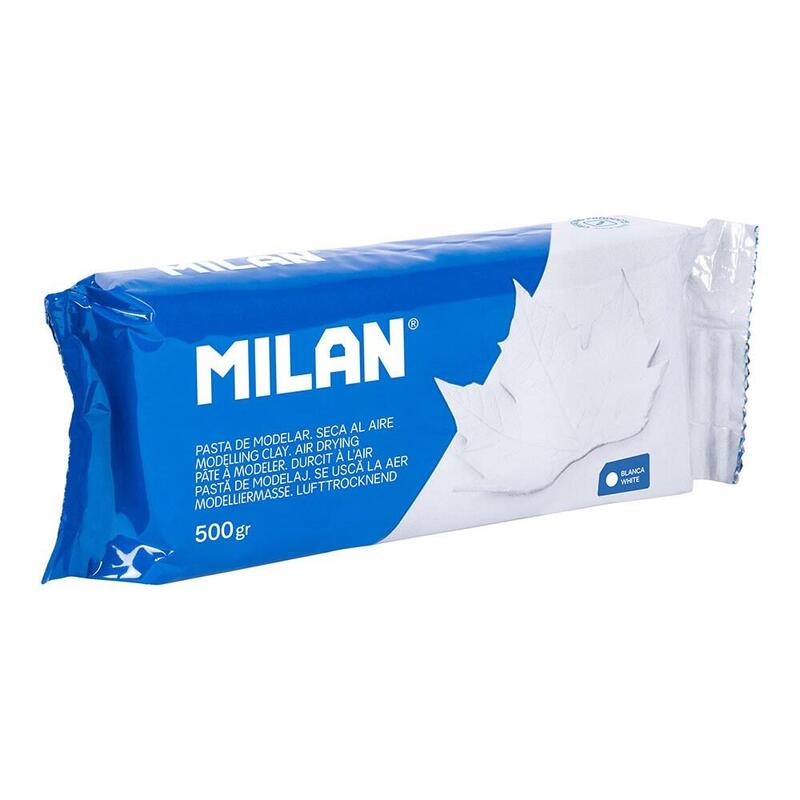 Pack De 6 Unidades - Pasta Para Modelar Seca Al Aire 500 G, Blanca