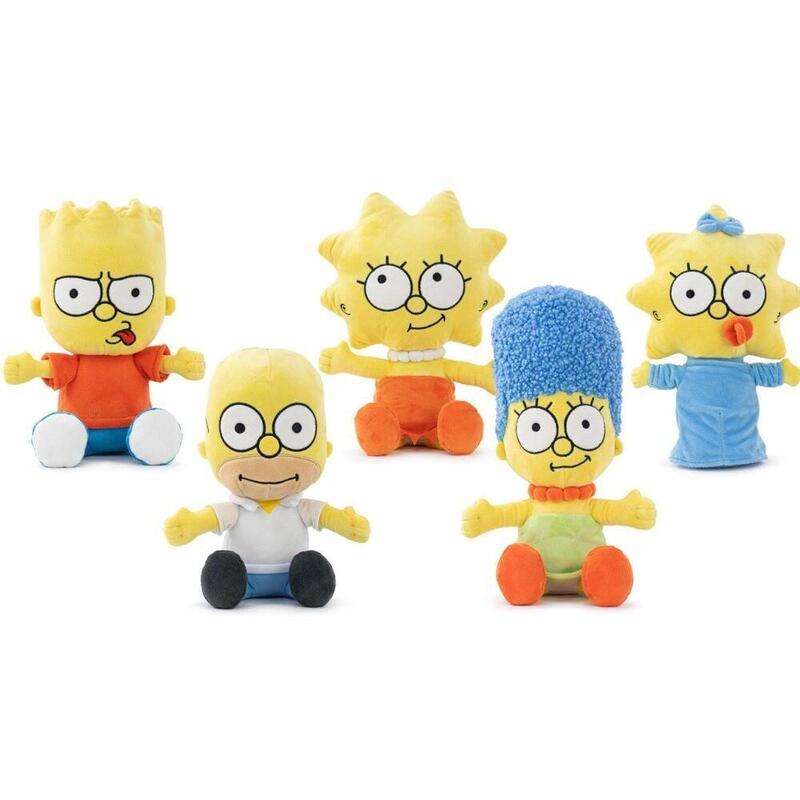 Pack De 6 Unidades - Peluche Los Simpson Family 30cm Surtido