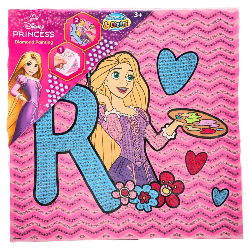 Pack De 6 Unidades - Pinta Con Diamantes Rapunzel Disney