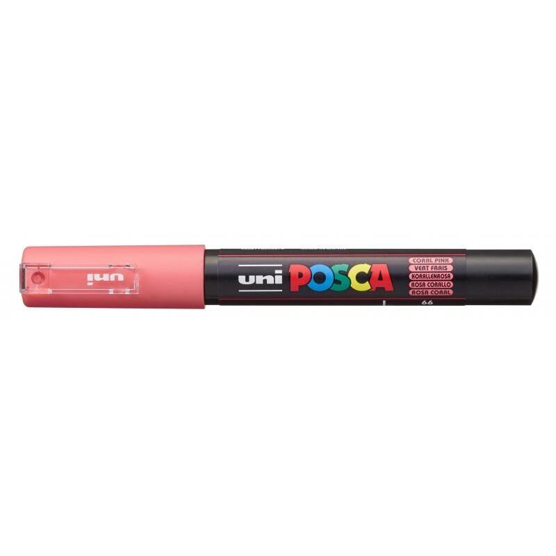 Pack De 6 Unidades Posca Pc-1m Marcador De Pintura - Punta Conica 0.7mm - Tinta Base Al Agua - Resistente A La Luz -