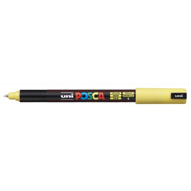 Pack De 6 Unidades Posca Pc-1mr Marcador De Pintura - Punta Roller De Fibra 0.7mm - Linea Extrafina - Tinta Pigmentada