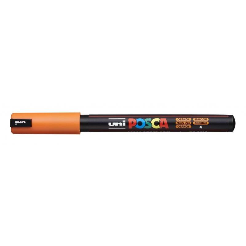 Pack De 6 Unidades Posca Pc-1mr Marcador De Pintura - Punta Roller De Fibra 0.7mm - Linea Extrafina - Tinta Pigmentada
