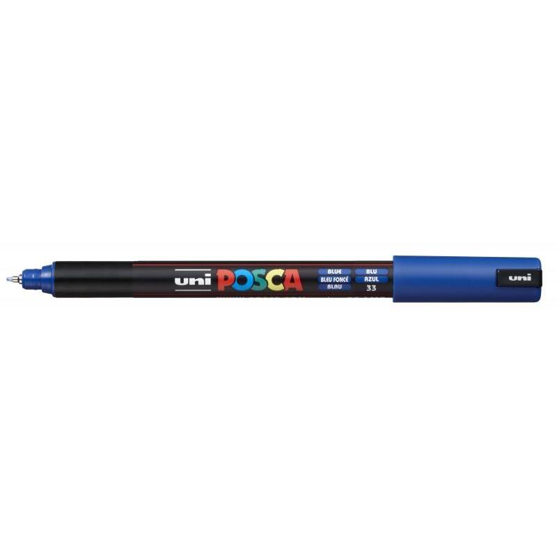 Pack De 6 Unidades Posca Pc-1mr Marcador De Pintura - Punta Roller De Fibra 0.7mm - Linea Extrafina - Tinta Pigmentada