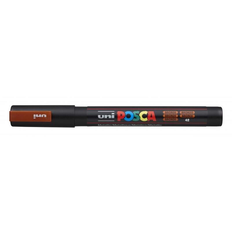 Pack De 6 Unidades Posca Pc-3m Marcador De Pintura - Punta Conica 0.9-1.3mm - Tinta Base Al Agua - Resistente A La Luz