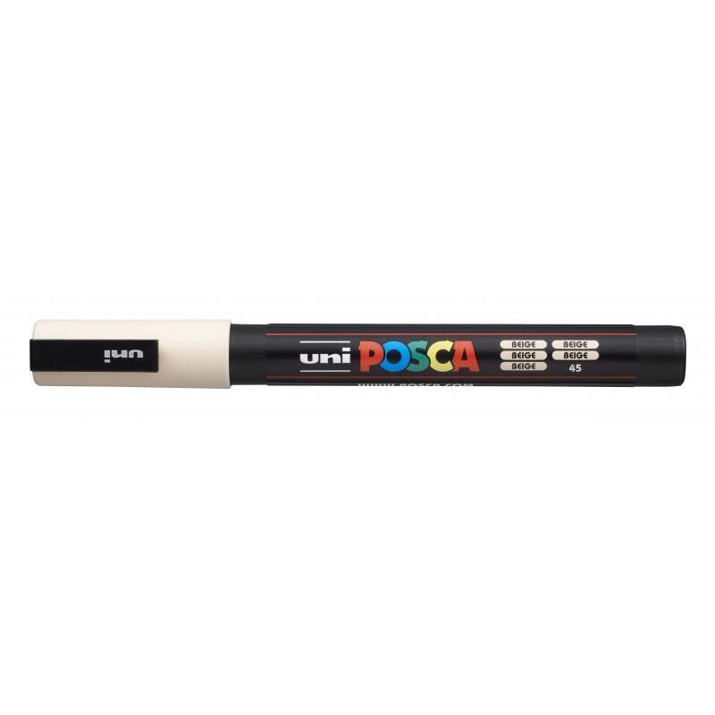 Pack De 6 Unidades Posca Pc-3m Marcador De Pintura - Punta De Poliester Conica 0.9-1.3mm - Tinta Base Al Agua -