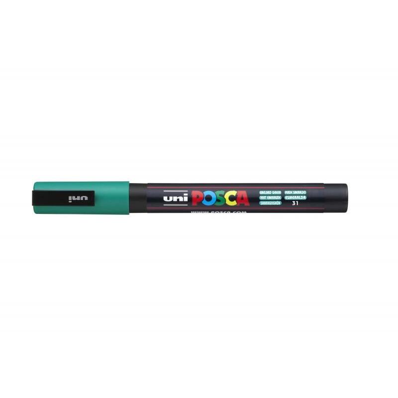 Pack De 6 Unidades Posca Pc-3m Marcador De Pintura - Punta De Poliester Conica 0.9-1.3mm - Tinta Base Al Agua -
