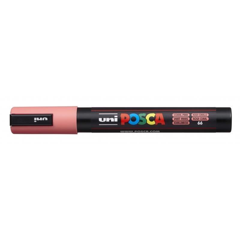 Pack De 6 Unidades Posca Pc-5m Marcador De Pintura - Base Al Agua - Punta De Bala 1.8-2.5mm - Resistente A La Luz -