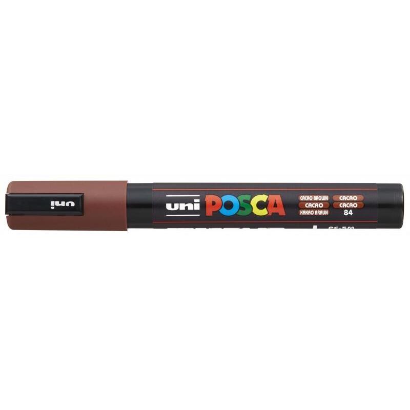Pack De 6 Unidades Posca Pc-5m Marcador De Pintura - Punta De Bala 1.8-2.5mm - Base Al Agua - No Permanente -