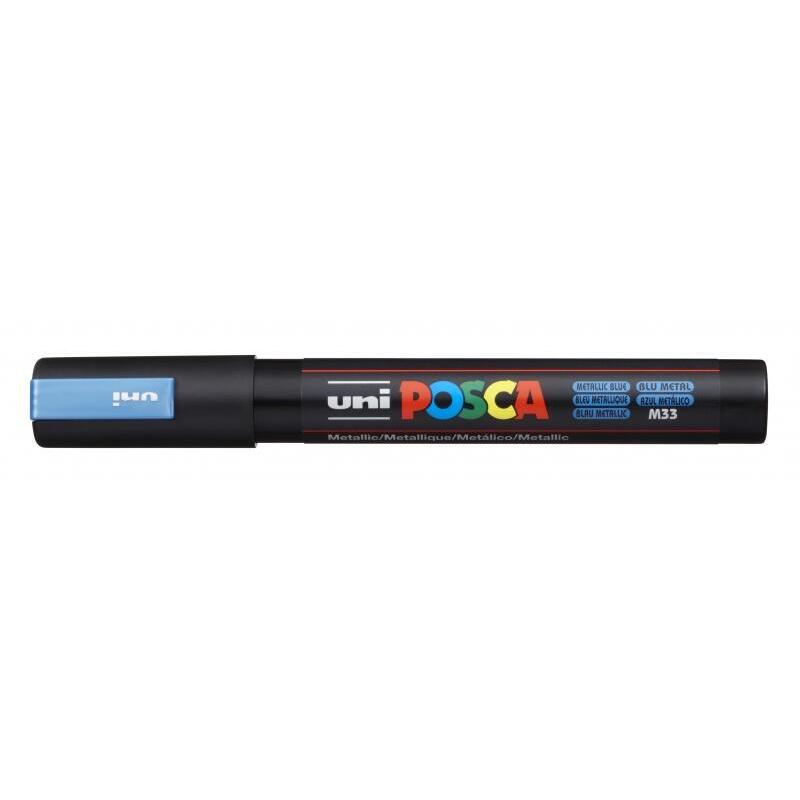 Pack De 6 Unidades Posca Pc-5m Marcador De Pintura - Punta De Bala 1.8-2.5mm - Tinta Base Al Agua - Resistente A La Luz