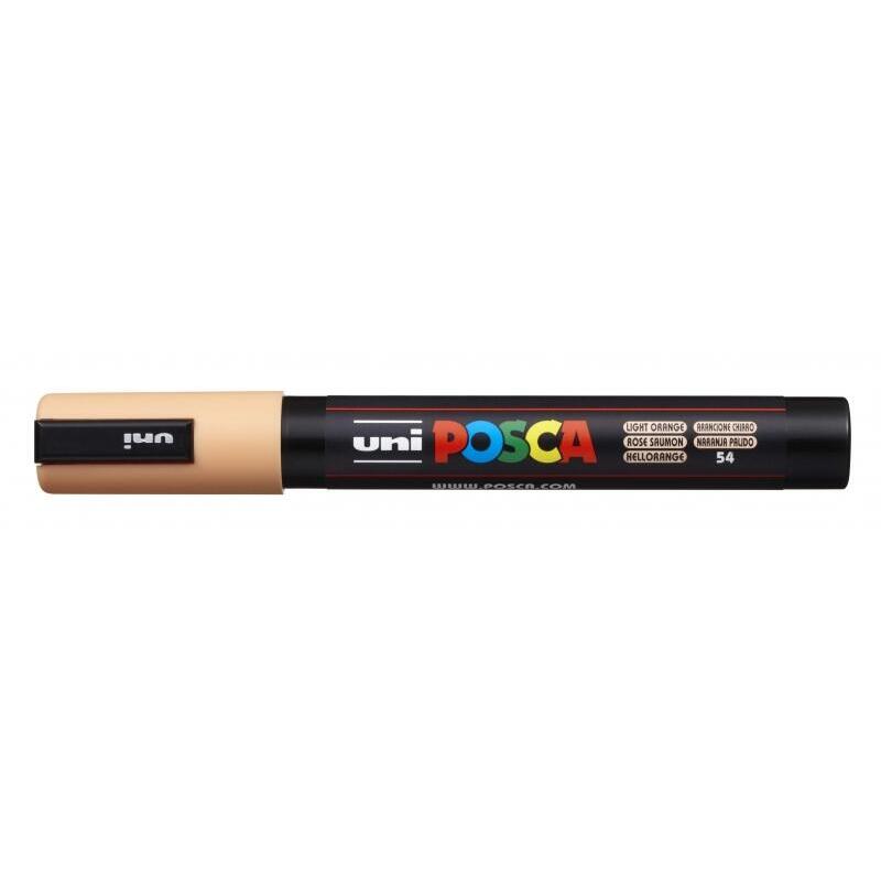 Pack De 6 Unidades Posca Pc-5m Marcador De Pintura - Punta De Bala 1.8-2.5mm - Tinta Base Al Agua - Resistente A La Luz