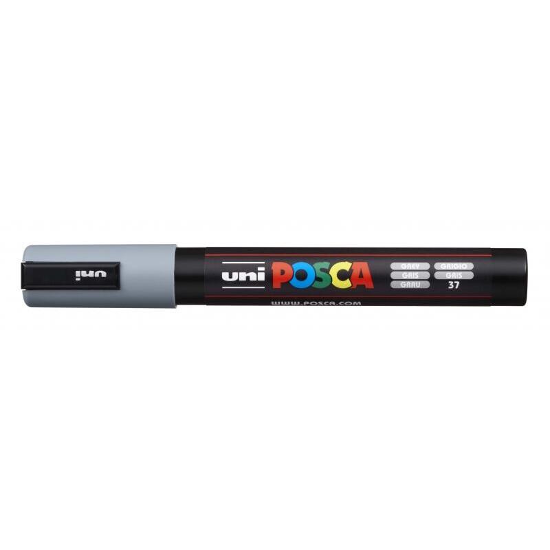 Pack De 6 Unidades Posca Pc-5m Marcador De Pintura - Punta De Poliester 1.8-2.5mm - Tinta Base Al Agua - Resistente A