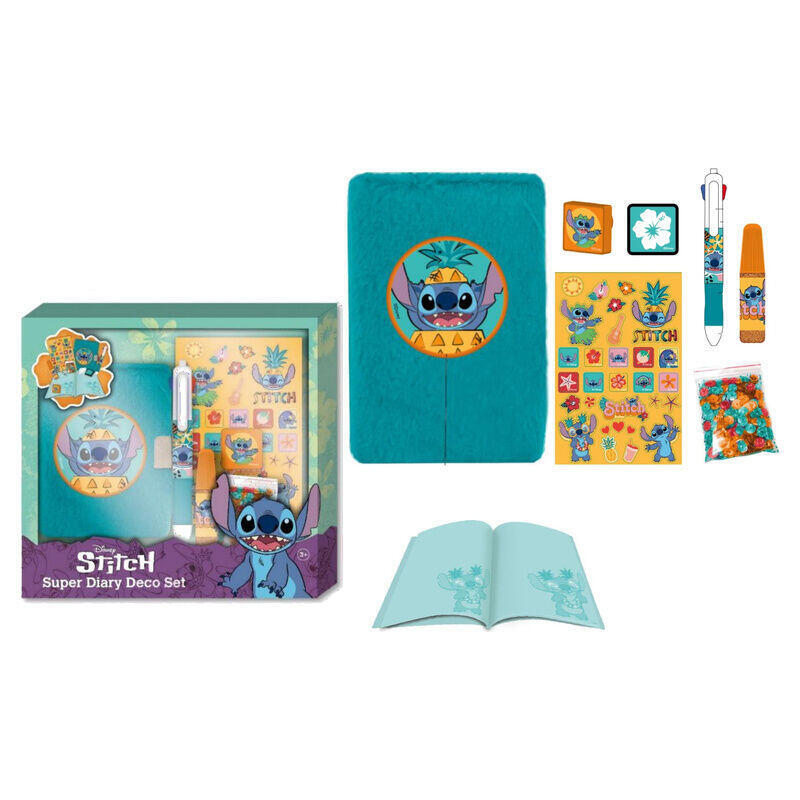 Pack De 6 Unidades - Set Diario Stitch Disney
