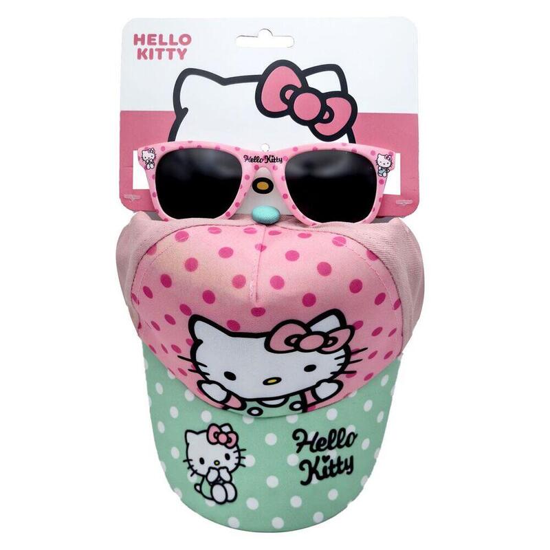 Pack De 6 Unidades - Set Gorra + Gafas Sol Hello Kitty