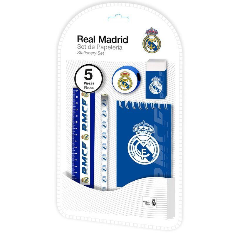 Pack De 6 Unidades - Set Papeleria Real Madrid