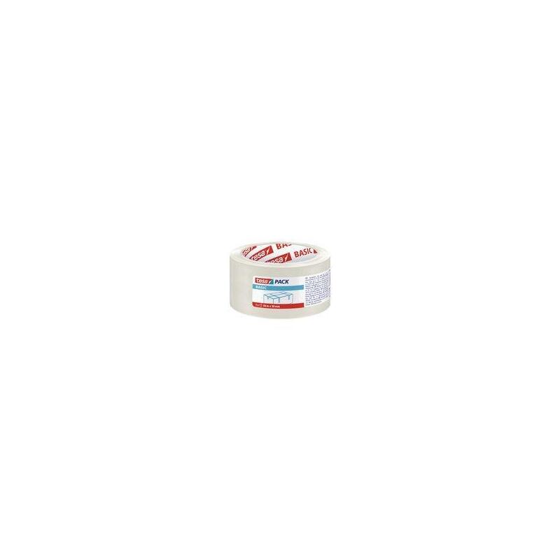 Pack De 6 Unidades Tesa Cinta De Embalaje Basic 66mx50mm Pp Ruidoso Transparente