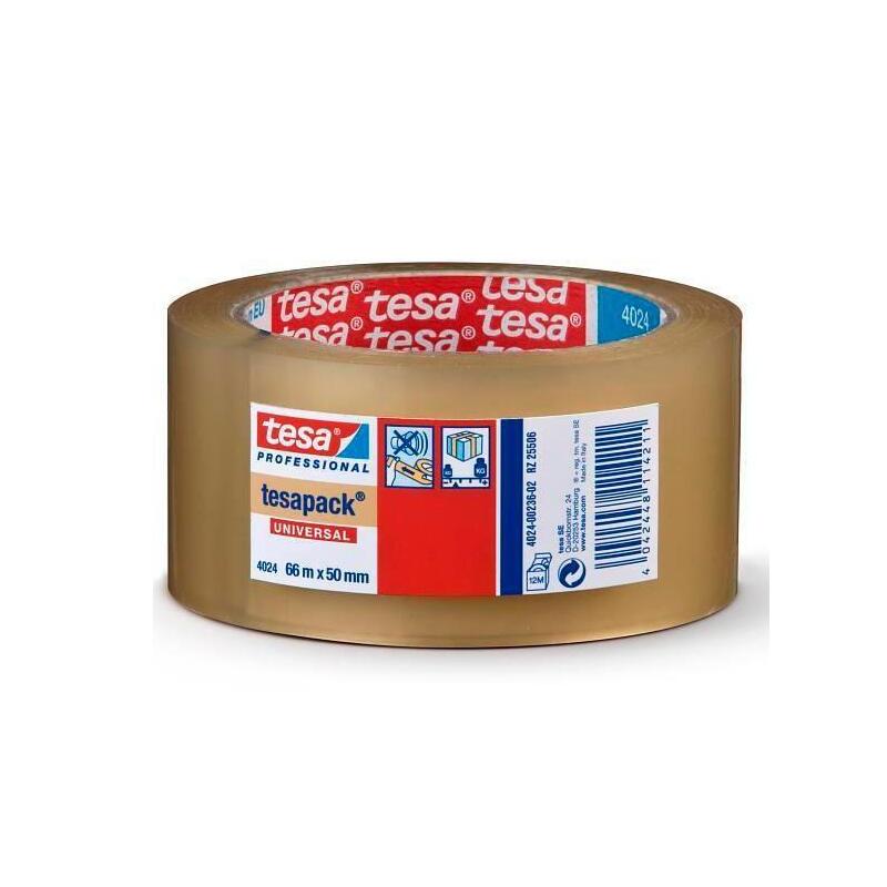 Pack De 6 Unidades Tesa Cinta De Embalaje Tesapack Transparente 50x6