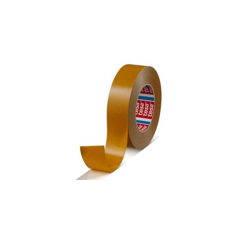 Pack De 64 Unidades Tesa Cinta Adhesiva Doble Cara De Fibra Sin Tejer 50mx19mm Transparente