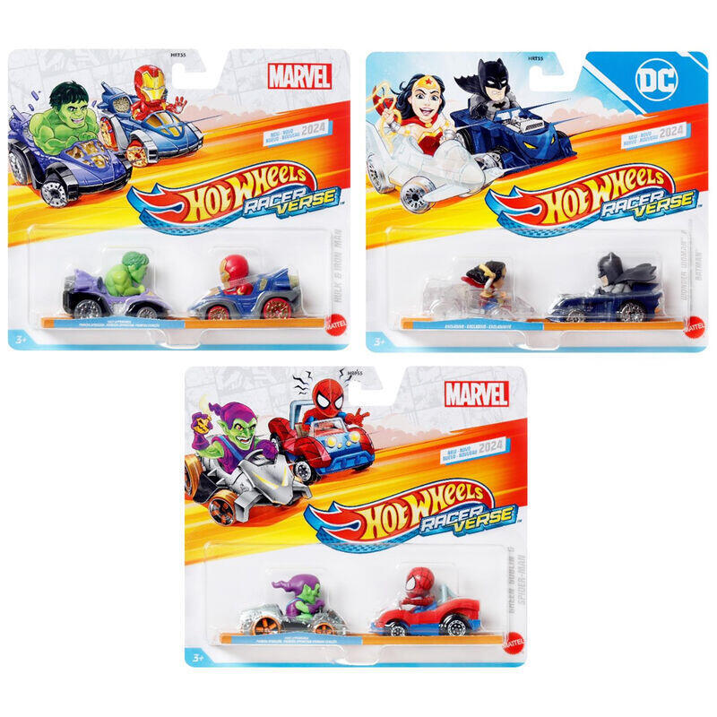 Pack De 8 Unidades - Blister 2 Coches Racerverse Hot Wheels Surtido