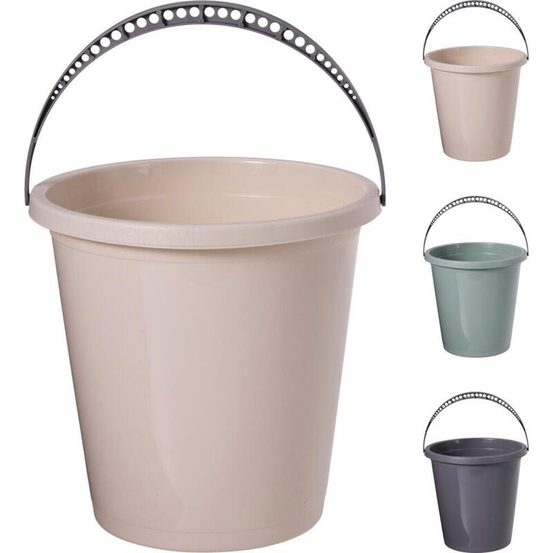 Pack De 8 Unidades - Cubo Con Asa, Colores Surtidos, 5 L, Ø20 X 21,5 Cm
