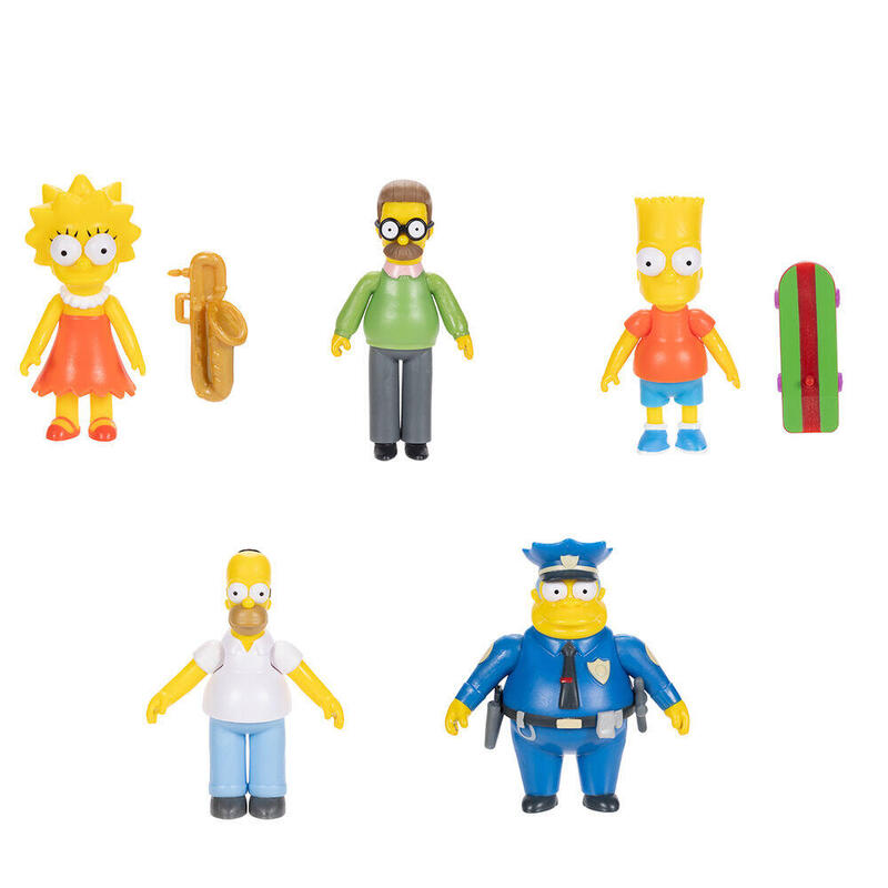 Pack De 8 Unidades - Figura Los Simpsons 6cm Surtido