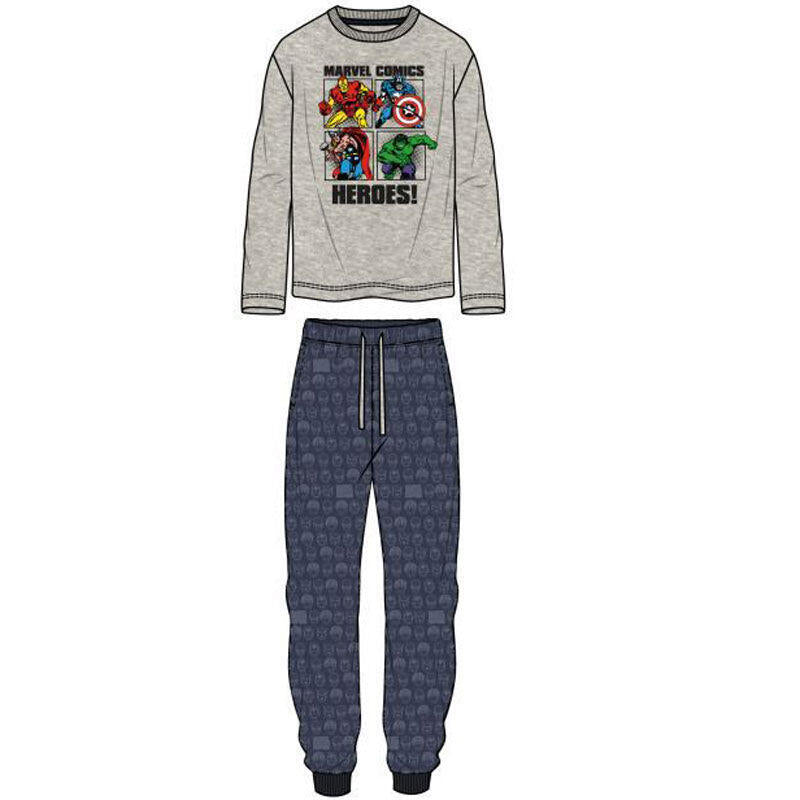 Pack De 8 Unidades - Pijama Vengadores Avengers Marvel Adulto Algodon