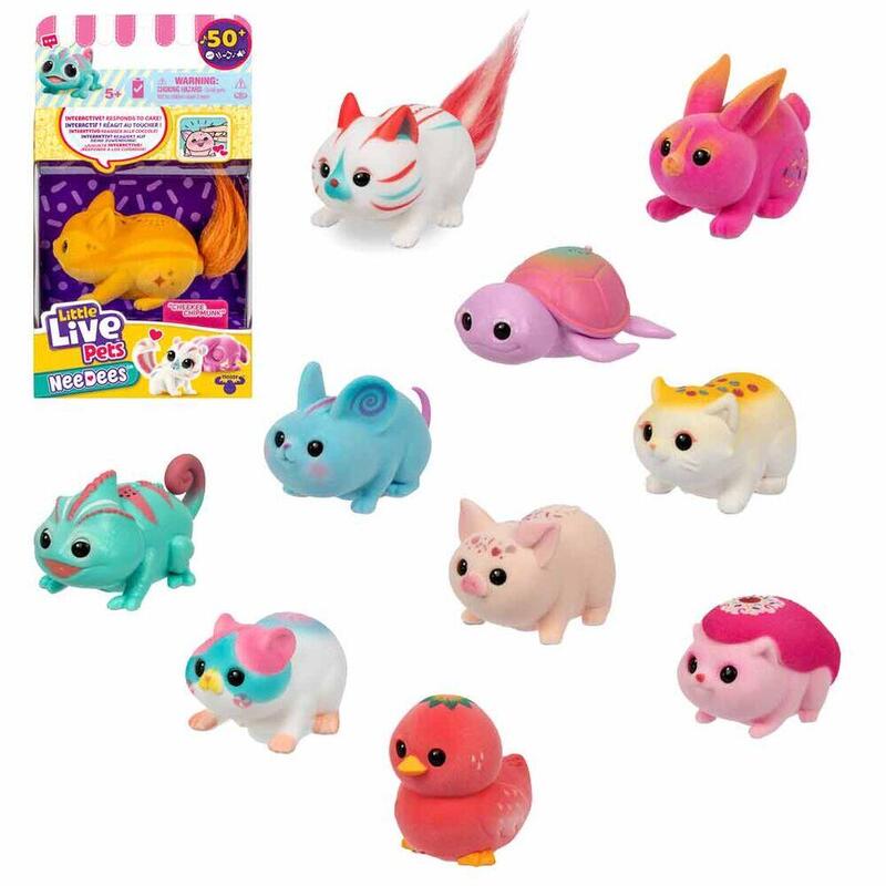 Pack De 9 Unidades - Mascota Interactiva Needees Little Live Pets Surtido