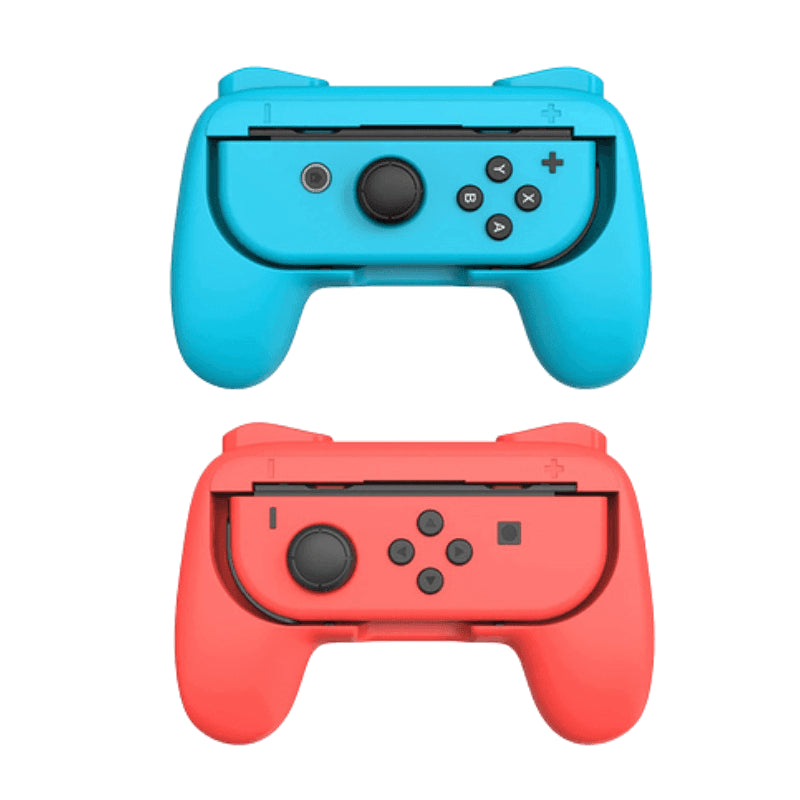 Pack De Grip Para Joy-Con De N-Switch / Switch Oled Dobe Tns-851b Rojo Y Azul