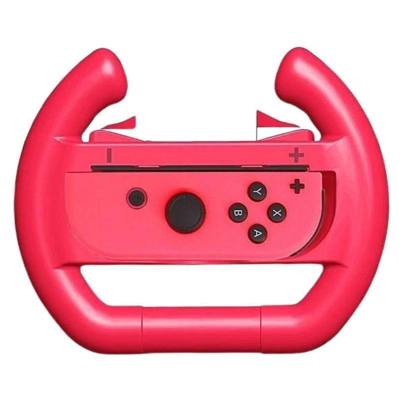 Pack De Volantes Para Joy-Con De N-Switch / Switch Oled Dobe Tns-852b Rojo Y Azul