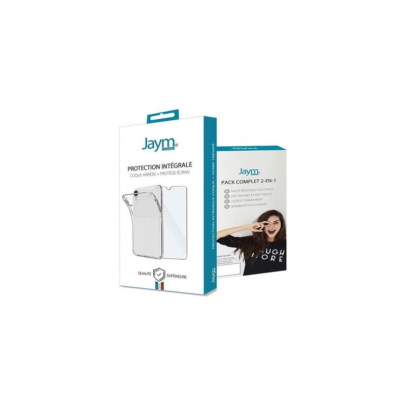 Pack Integral De Funda Flexible + Cristal Templado 9h 2.5d Para Apple Iphone 15 Plus - Jaym®**