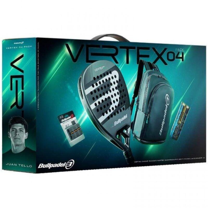 Pack Pala De Pádel Bullpadel Vertex 04 Comfort Pro Line 2026 Incluye 3 Accesorios