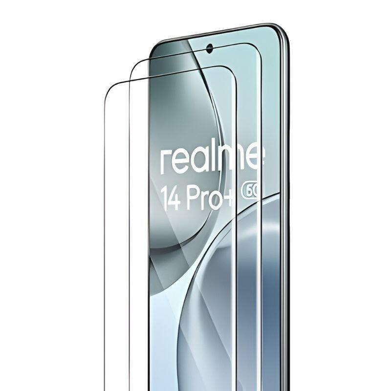 Protector  Pack X2  De Cristal Templado Realme 14 Pro+ Full Screen 3d