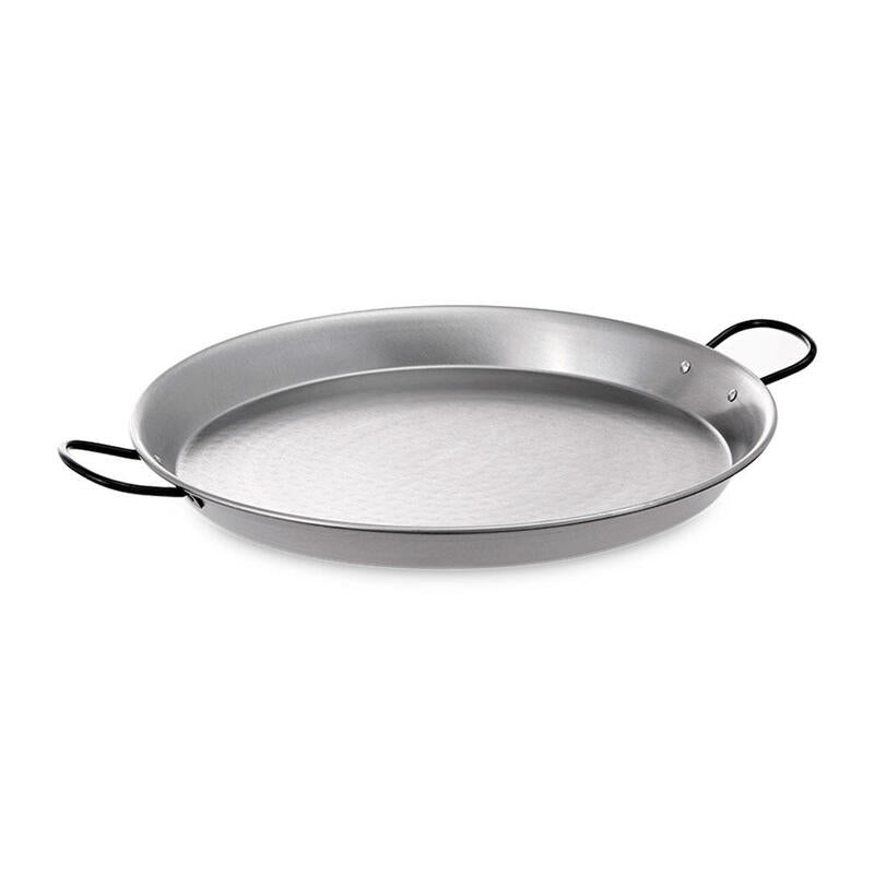Paellera Tradicional De Acero Pulido Ø50 Cm (13 Personas)