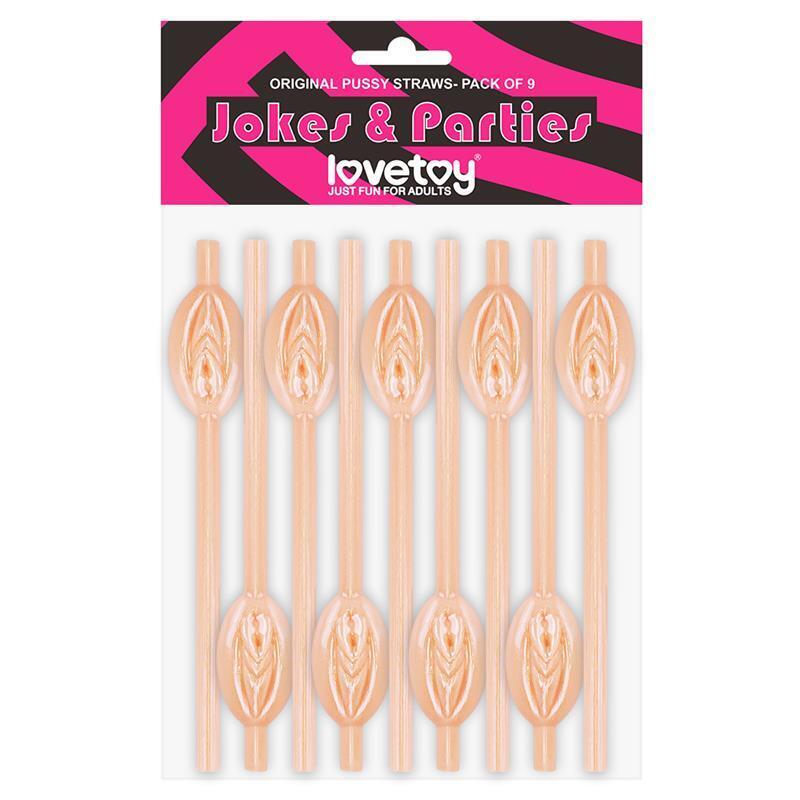Pajitas De Vagina Pack De 9