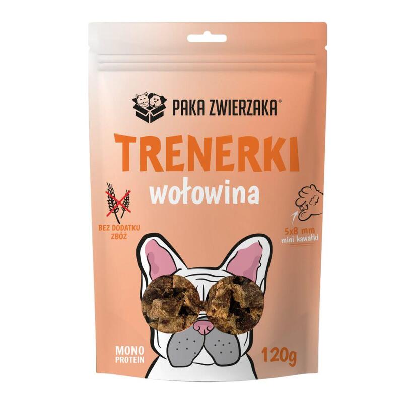 Paka Zwierzaka Trenerki Para Perro Z Wolowina 120g