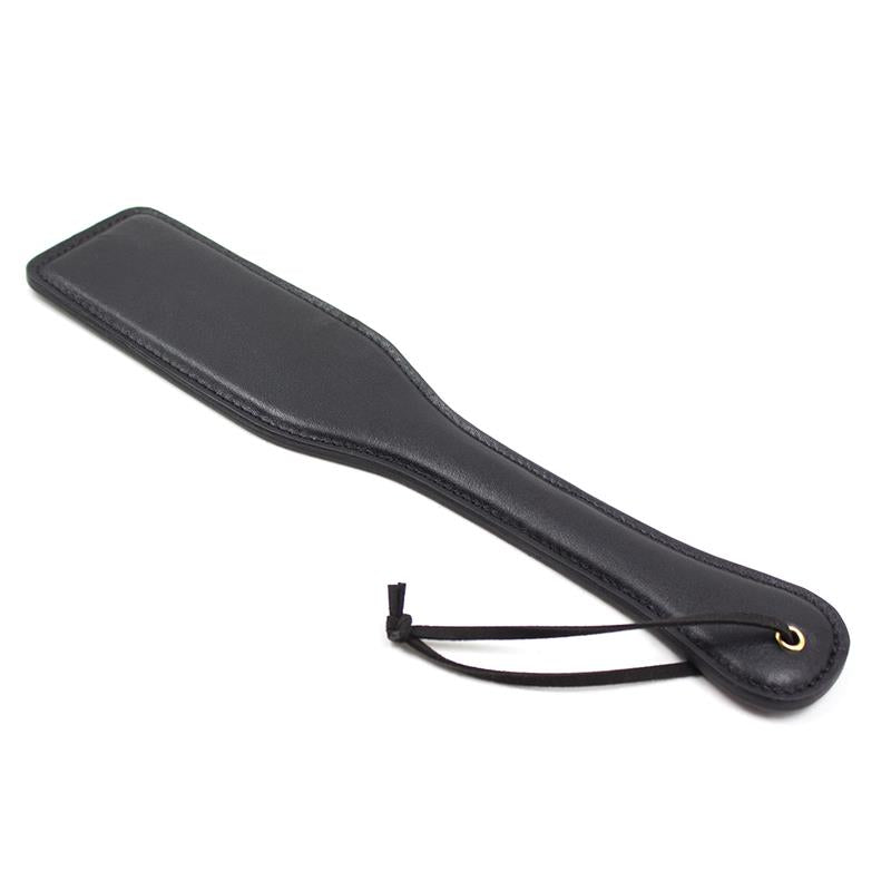 Pala Negra De Cuero Vegano De 32 Cm.